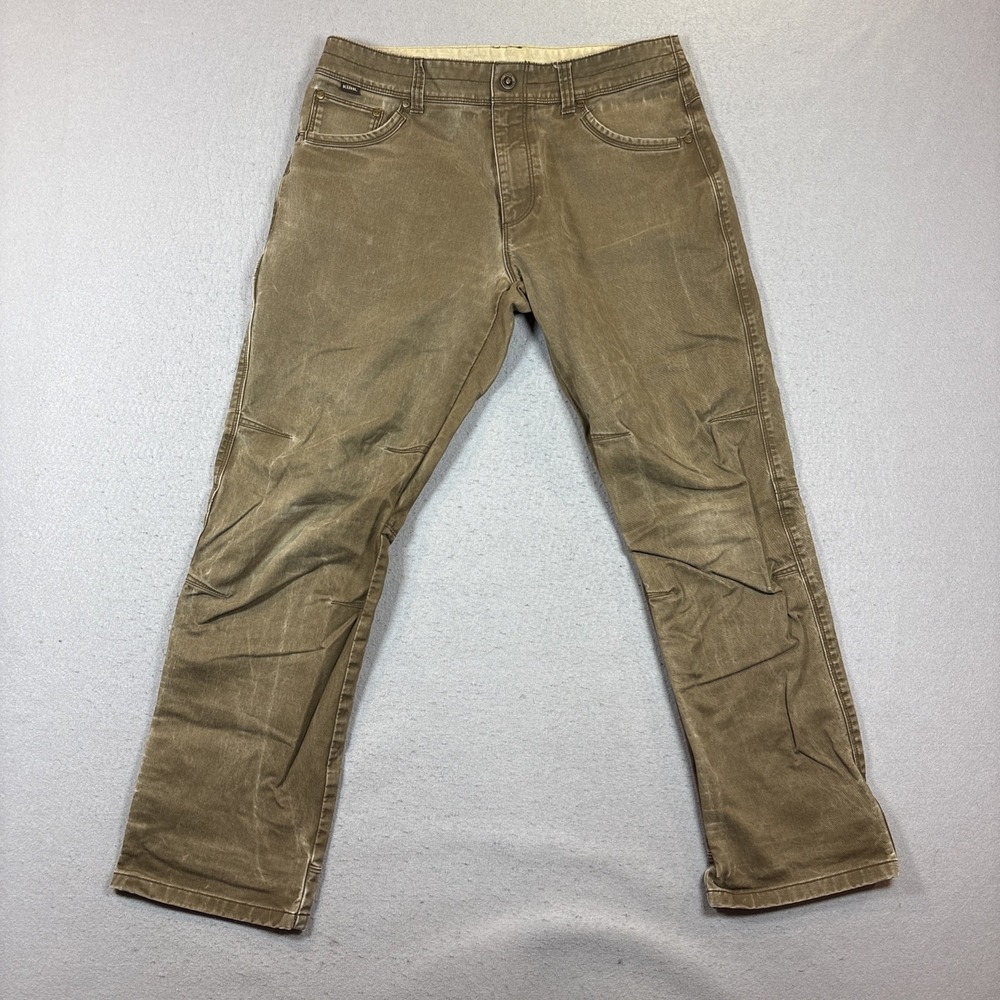 KÜHL RYDR Men's‎ Brown Twill Stretch Casual Pants Straight Leg 5-Pocket 34W30L